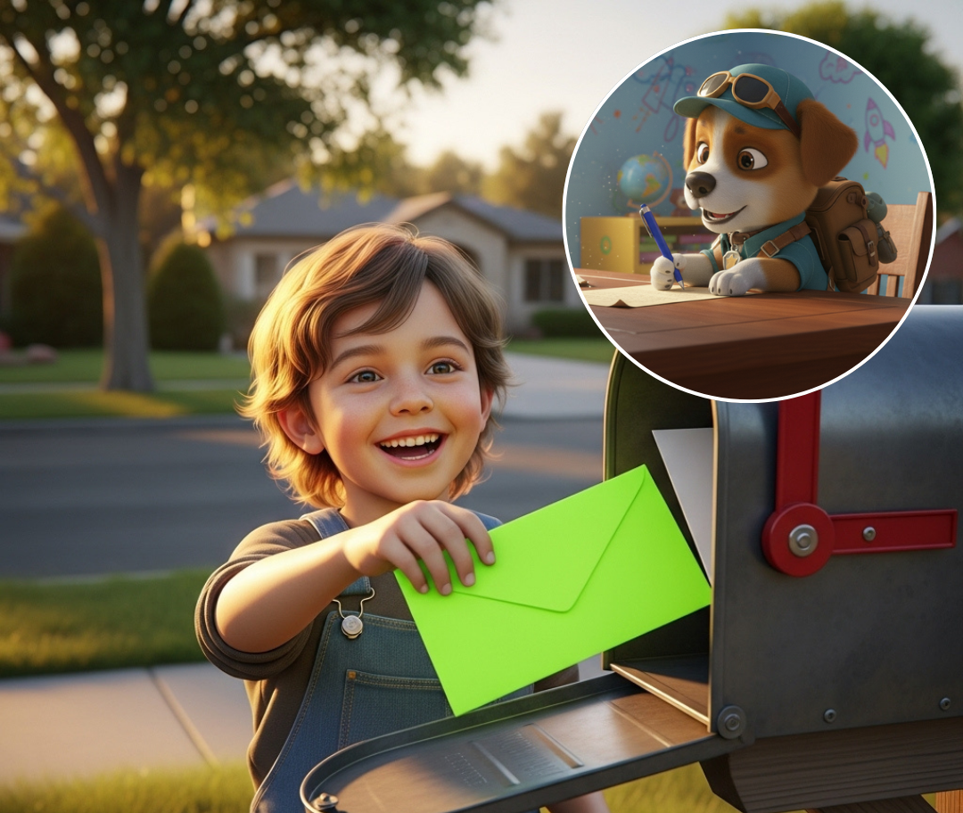 Puppy Pen Pal: Monthly Subscription (1st-2nd Grade Reading Level)