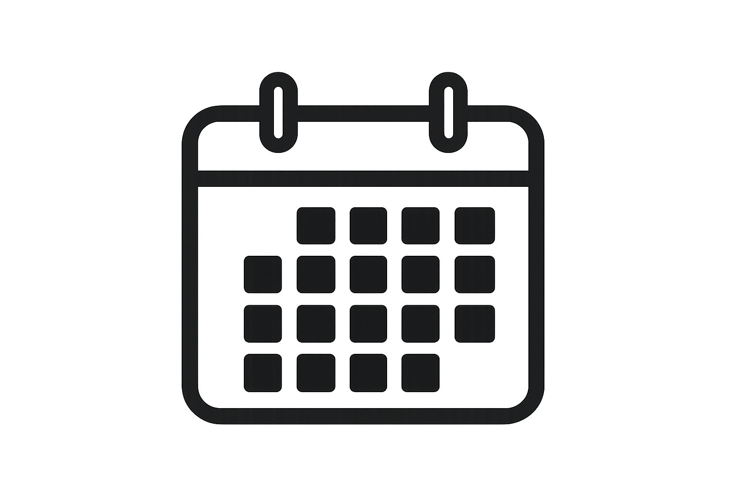 make a calendar icon